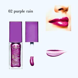 New Purple Clarins Lip Comfort Oil Shimmer
